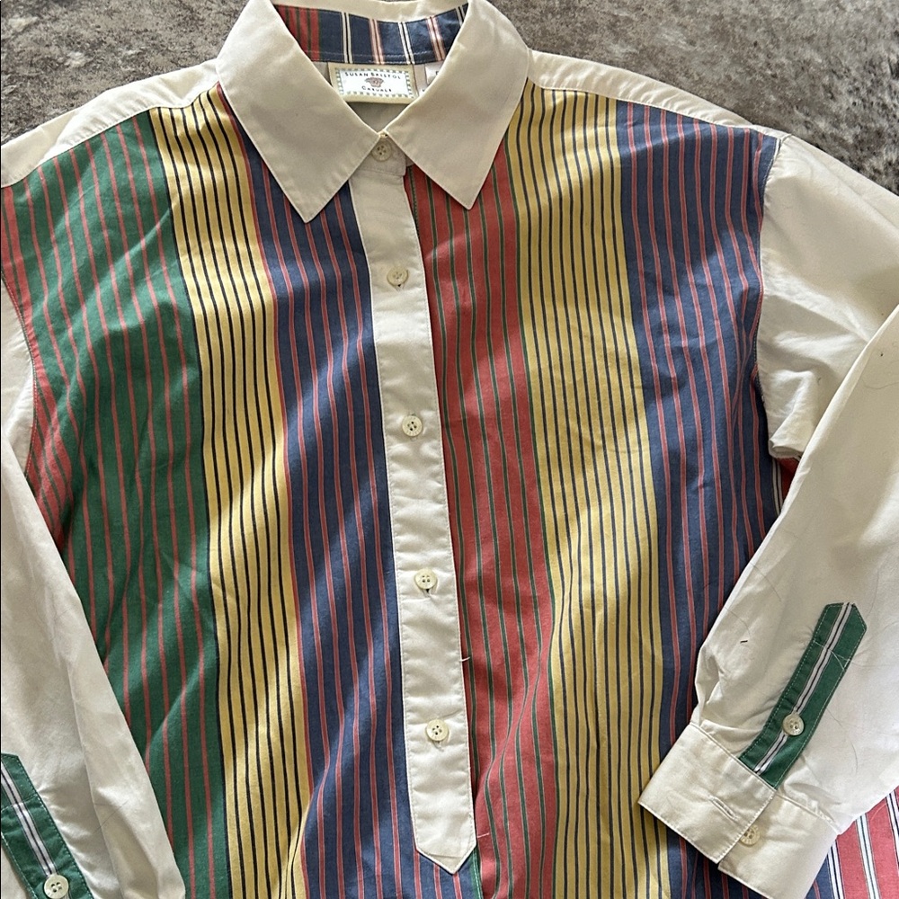 Susan Bristol Multicolor Striped Shirt - Picture 2 of 3